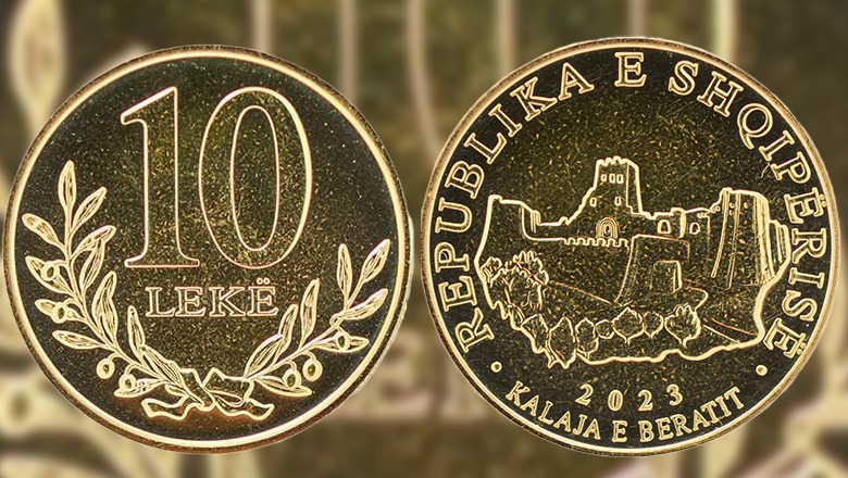 Hidhet ne qarkullim monedha metalike shqiptare 10 Leke, emetim i 2023